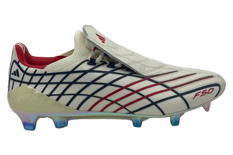 adidas F50 “1 OF 995” in Cream White / Navy / Red