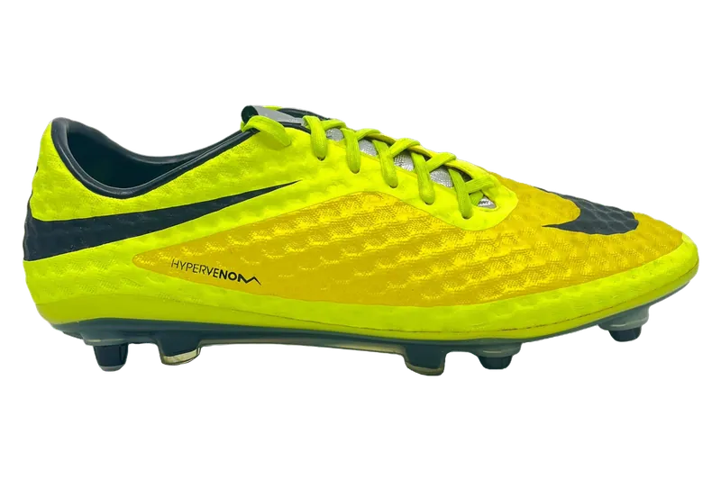 Nike Hypervenom Phantom in Volt / Gold / Dark Slate Grey
