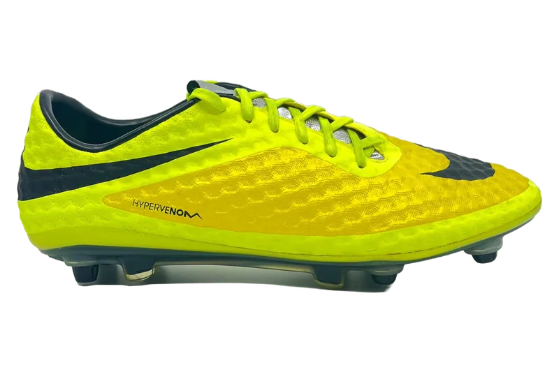 Nike Hypervenom Phantom in Volt / Gold / Dark Slate Grey