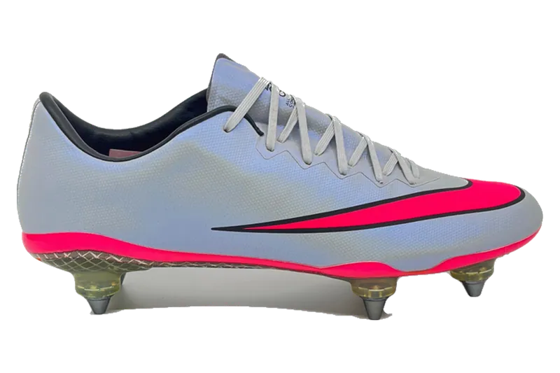Nike Mercurial Vapor X SG-Pro in Wolf Grey / Hyper Pink / Black