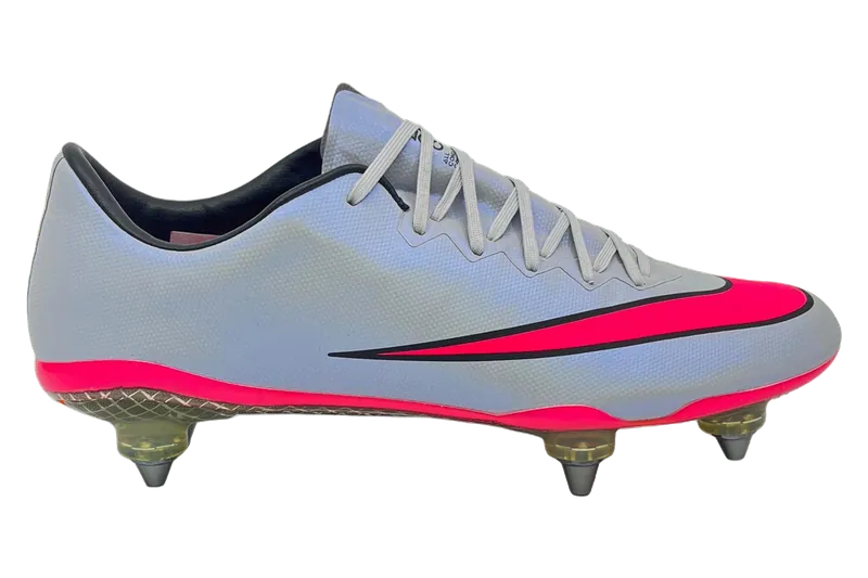 Nike Mercurial Vapor X SG-Pro in Wolf Grey / Hyper Pink / Black