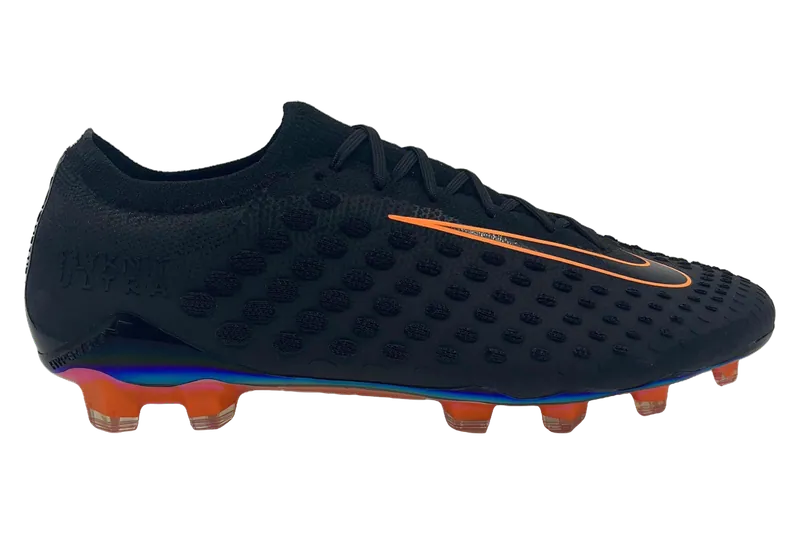 Nike Phantom Ultra Venom in Black / Total Orange